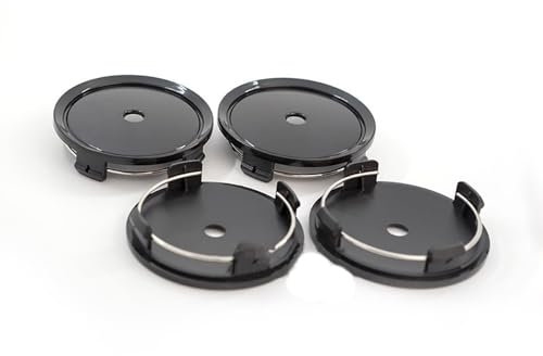 ZBGHJL 4 Stück Nabendeckel für Mercedes Benz SLR-Class 2009, 75mm Zentralabdeckung Abzeichen Aufkleber Ersetzen Radnabenkappen Felgendeckel Felgenkappen Nabenkappen Wheel Caps,B