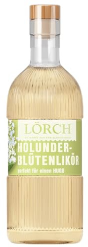 Lörch Holunderlikör aus dem Schwarzwald - der leckere Holunderblüten Likör, ideal für Hugo| alc. 20% vol | 1 x 0,5l