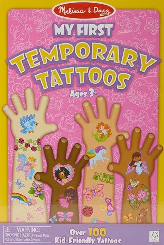 Melissa & Doug Meine ersten Klebe-Tattoos - Regenbogen, Feen, Blumen und mehr