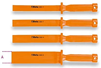 BETA PrimeTools 988/K4 4 PCE SCRATCHPROOF Plastic Scraper Chisel Set