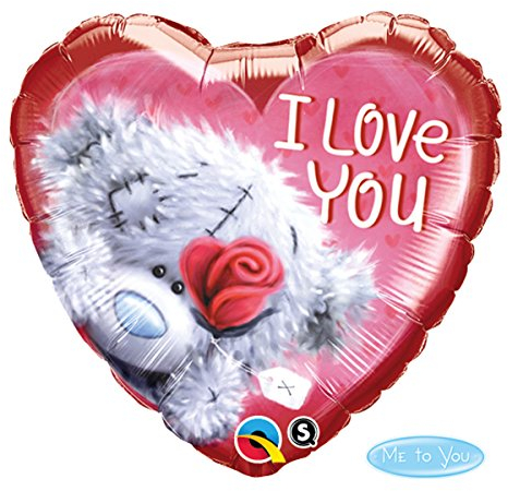 Qualatex 20811 45,7 cm Herz Tatty Teddy I Love You Folienballon 01 ct