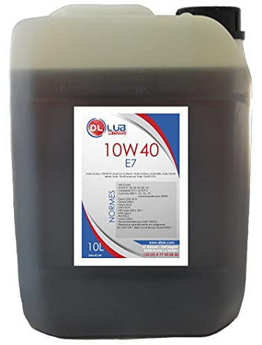 DLLUB - Huile moteur essence et diesel 10W40 E7-10 litres