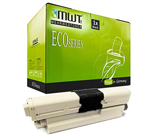1x MWT Toner für Oki C 301 321 DN ersetzt 44973536 Schwarz Black Cartridge Patrone Kartusche