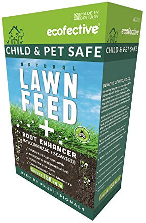 ecofective Natural Lawn Feed and Root Enhancer Mini Granules, Child & Pet Safe 4kg