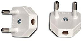 Clavijas de enchufe 'tras mueble' Macho (2 Unidades)