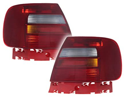 DEPO Rückleuchte Set Links und Rechts Kompatibel mit Audi A4 B5 Limo 1997-1999