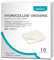 Winner Medical Sterile Hydrocolloid Adhesive Dressing 10 x 10 cm，10 Pack Extra Thin Wound Dressings for Light Exudate,Highly Absorbent Bed Sore Bandages Faster Healing