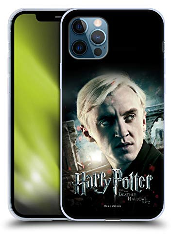 Head Case Designs Offizielle Harry Potter Draco Malfoy Deathly Hallows VIII Gelhülle [Militärischer Schutzgrad] Kompatibel Mit Apple iPhone 12 / iPhone 12 Pro Und Kompatibel Mit MagSafe