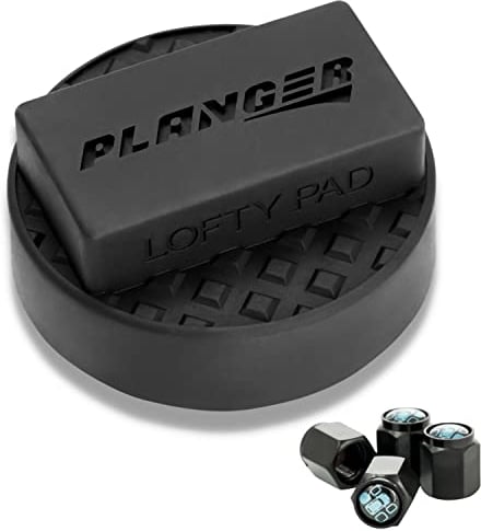 PLANGER® Wagenheber Gummiauflage BMW - Lofty PAD (für BMW, Mini & Opel) 10 Jahre Garantie - Bruchsicher 3t + VENTILKAPPEN