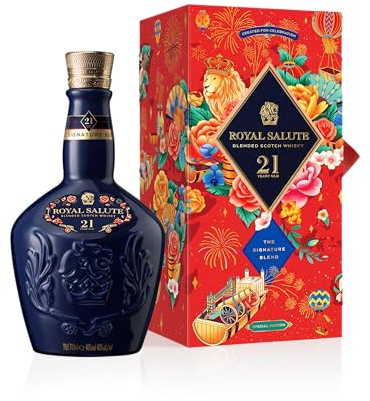 Chivas Regal Royal Salute 24 Lunar New Year Special Design Edition, 21 Jahre gereifter Blended Scotch Whisky, Geschenk-Idee, 40% Vol., 700ml