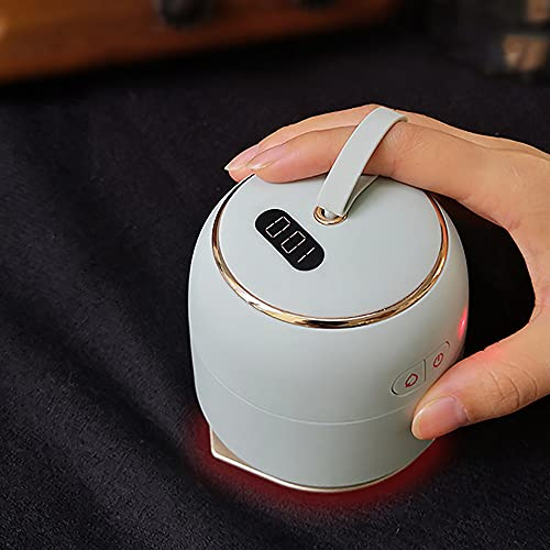 Plancha sin Cable de Vapor 75W, Diseño Mini, Ligera, 30 Milliliters Dispositivo Pulverizador, Tercera Marcha Regulador de Temperatura Planchas de Vapor para Ropa,White