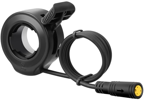 Zeekpowa Daumendrossel für Bafang 3 Pin Buchse Speed Throttle für BBS01B BBS02B BBS-HD Mid Drive Motor eBike Umbausätze E-Bike Drossel mit 17,7 Zoll Kabel