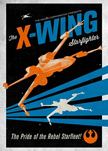 Displate Offiziell Star Wars MetallPoster Magnetische Befestigung Lizenziert Bilder Hochwertiges Poster Star Wars - Galactic Propaganda - The Pride of the Rebel Starfleet Poster 32x45cm