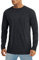 MAGCOMSEN Langarmshirt Herren UV Shirt Wasser Laufshirt Sportshirts Schutz Schnelltrocknend Sommer Schwarz XL