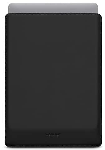 Woolnut Matte PU Sleeve Case Hülle Tasche für MacBook Pro 16 Zoll - Schwarz