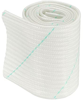 sourcing map Fiberglass Heat Shield Sleeve 1m x 50mm Insulation Protect Sleeving Pipe for Cable Wire Wrap, Pack of 1