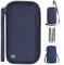 EPROICKS Portafoglio da Viaggio Porta Passaporto, Custodia Porta Passaporti Famiglia, Portadocumenti da Viaggio con Protezione RFID, Organizer per Carte di Credito, Carte D'Imbarco (blu)