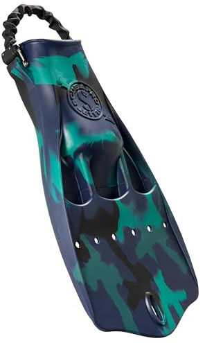 Scubapro Jet Fin W/SPRG DKBLEU Camo M Kit Atemregler für Kaltwasser, Unisex, Erwachsene, Dunkelblau Camouflage, M
