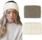 AKTVSHOW 2 Stück Stirnband Damen Winter Ohrenwärmer Haarband Mädchen Frauen Herbst Fleece Strick Stirnbänder Kopfband Teenager Breit Elastisch Verdicken Haarbänder Headwrap Haarschmuck