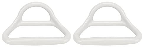 Septpenta 2 Teiliger Hufeisenring Aus Gummi für Boote, Langlebig, D Traktionsring, Bootszubehör, Deckzurrring in Marinequalität, Ersatz für Liegeplätze, Ruderausrüstung, Segelboote, Beiboote(Grau)