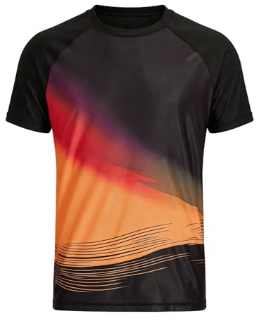 VAYAGER Rashguard Homme UPF 50+ – Manches Longues, T‑Shirt à Séchage Rapide, Coupe Décontractée, Idéal pour la Pêche et Les Activités Nautiques, Protection UV