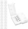UBRAVE LED Strip Verbinder, 20 Stücke 10mm 4 Polig RGB 5050 LED Stripe Verbinder, LED Schnellverbinder für 10mm Breit SMD 5050 RGB LED Streifen Stripes, Lötfreiem LED Streifen Verbinder