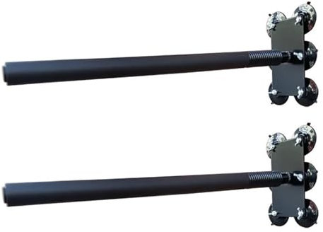 Wing Chun holzpuppe Wing Chun Dummy-Trainingsstange Aus Eisen, 2er-Set, An Der Wand Montierte Dummy Wing Chun-Federstäbe Mit Sauger, Judo-Tai-Chi-Trainingsgerät
