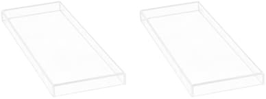 Staubschutz für mechanische Tastaturen, transparente Folie, Acryl-Tastaturen, Abdeckung für den Schreibtisch, 2 Stück