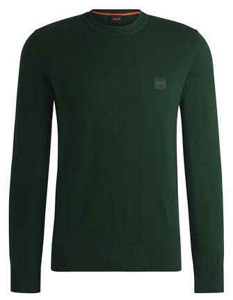 BOSS Mens Kanovano Jumper Open Green S