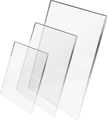 Generic 1mm Thick, A1 (594 x 841mm) Bespoke Clear Acrylic Sheet Laser Cut To Size Plastic Replacement Sheet Safety Window Shed Sheets