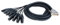 keepdrum sna55-8 Multicore-Kabel Snake Sub-D DB-25 zu 8x XLR weiblich Kabelpeitsche 3m