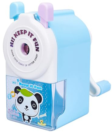 Bleistiftanspitzer, Manueller Tisch Bleistiftspitzer Manuelle Spitzmaschine bleistiftspitzer mit kurbel, anspitzer mit behälter kinder für Büro Klassenzimmer Zuhause Bleistiftspitzer