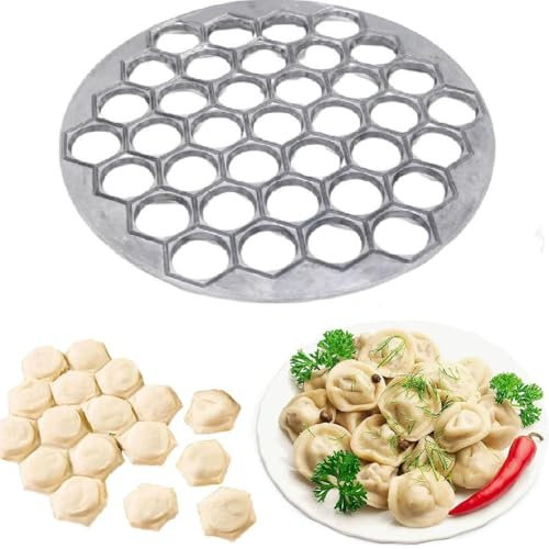 DAGESVGI Machine à raviolis russe à 37 trous - Moule à raviolis chinois - En métal
