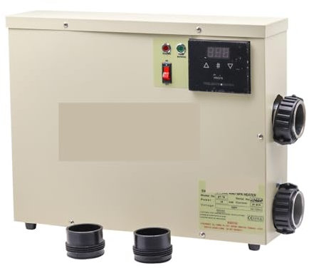 AUBEST Chauffe-Piscine, Chauffe-Eau 18kw for Piscine et Thermostat de Baignoire, écran Tactile étanche(380V)