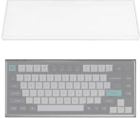 Geekria 75% Tasten-Tastatur-Staubschutz, klare Acryl-Tastaturabdeckung für 84 Tasten, kabellose Tastatur (Matt)