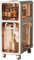 Armoire de salle de bain à 5 niveaux avec grande capacité et design fin - Meuble de rangement pour papier toilette avec tiroirs en plastique transparent et roulettes - Installation gratuite - Tour de