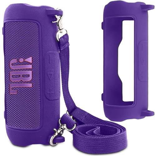 co2CREA Housse en Silicone Compatible JBL Flip 7 Enceinte Bluetooth Portable sans Fil(boîte Seule,Case Only)