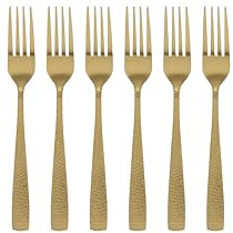 Tognana, Set 6 Forchettine Pauline, Acciaio 18/0, Oro