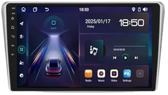 Radio Coche Navegación GPS 2 DIN para Toyota Avensis T25 2002-2008 HD Pantalla Táctil+Llamadas Manos Libres Bluetooth+WiFi, Navegador GPS/Mandos Volantes, 8 Nuclear 4G+64G