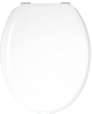 Sabichi Toilet Seat, Plastic, White