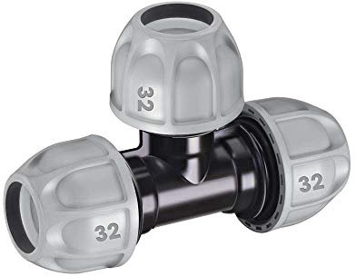 Claber 90272 Raccord en T pour arrosage enterré et goutte-à-goutte