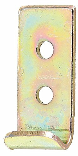 GAH-Alberts 347857 Schließhaken für Kistenverschlüsse, gerade, galvanisch gelb verzinkt, 12 x 30 mm / 50 Stück