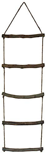 Melody Maison Wooden Rope Ladder Towel Rail