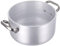 Ollas Agnelli Cazuela cilíndricos, de Aluminio, de Alta Radiante, con 2 Asas en Acero Inoxidable, Plata, 3,3 litros