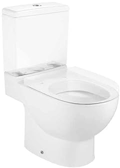 Roca,Meridian,Taza con salida dual para inodoro de tanque bajo,Blanco,370mm x 645mm x 790mm,A342245000