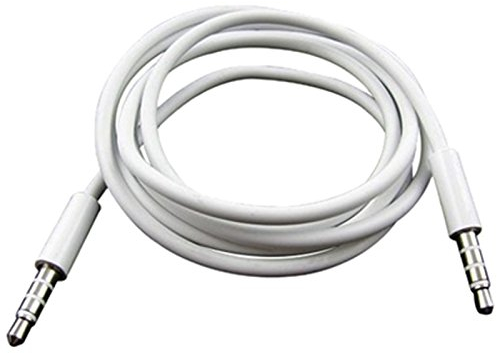 REALMAX® Universal Aux Audio Cable 1m 2m 3m 5m 10m for Car Stereo to iPhone 6 5 4 iPod iPad Tablet MP3 PC 3.5mm Male Jack (1m Aux Cable)