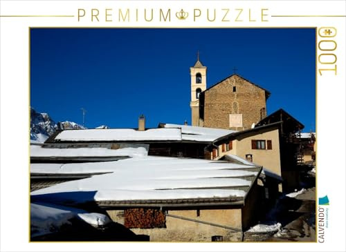 CALVENDO Puzzle Dächer von St. Veran | 1000 Teile Lege-Größe 64 x 48 cm Foto-Puzzle für glückliche Stunden