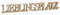 levandeo Buchstaben Lieblingsplatz B x H x T: 60x8x2,5cm Holz Natur Braun Schriftzug Deko Shabby Chic Vintage