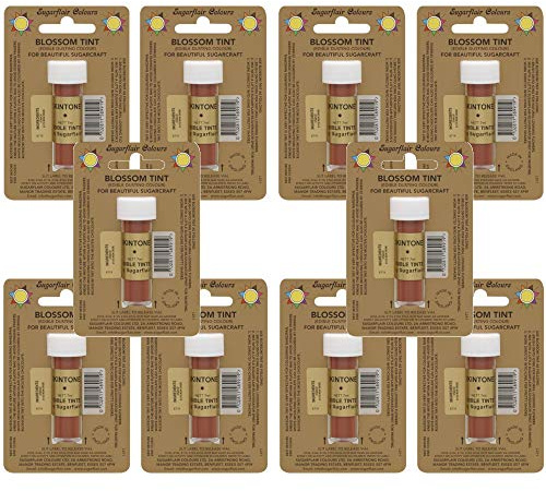 10 x Sugarflair Skintone Edible Blossom Tints Food Colour Colouring Dust Powder