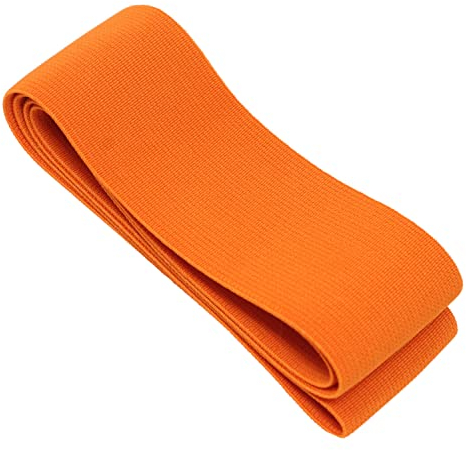 BIG-SAM - Gummiband/Gummilitze - 50mm breit - (1 Meter, Orange (4302))